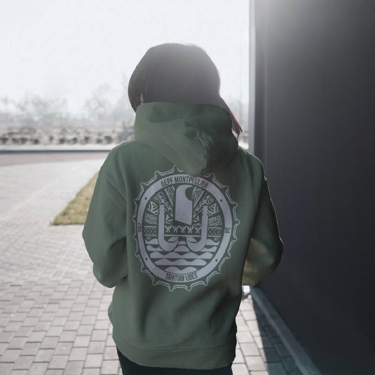 Pull Vert Kaki - Adulte